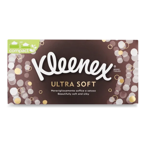 Серветки Тришарові Ultra Soft Kleenex, В/ґ, 80шт