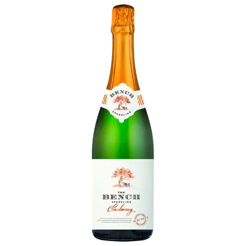 Вино ігристе The Bench Chardonnay біле безалкогольне 0,75л