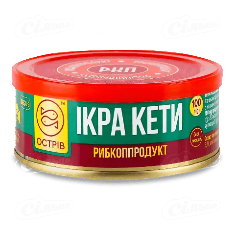 Ікра Острів кети з/б, 100г