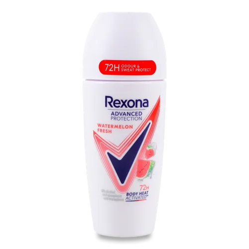 Антиперспірант Кульковий Енергія Та Свіжість Watermelon Fresh Advanced Protection Rexona, 50мл