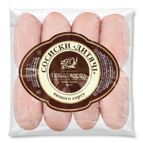 Сосиски Дитячі Варені Obkomovskaya, кг