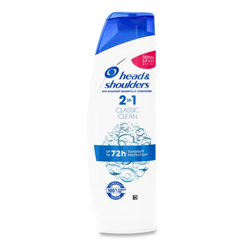 Шампунь та бальзам-ополіскувач проти лупи 2в1 Classic Clean Head&Shoulders 225мл