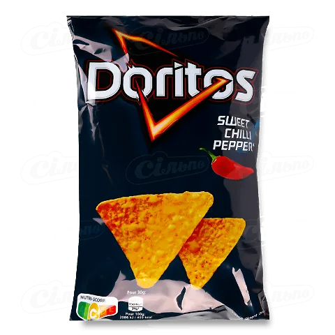 Чіпси Doritos кукурудзяні тортилья смак солодкого перцю чилі, 170г