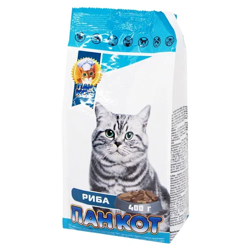 Корм сухий Пан Кот риба для котів 400г