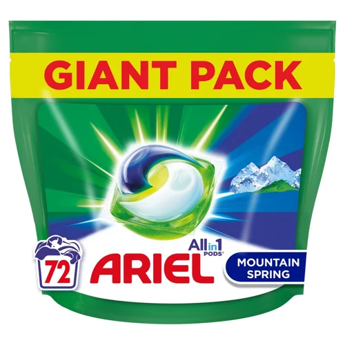Капсули для прання Ariel Pods All-in-1 Гірське джерело 72шт