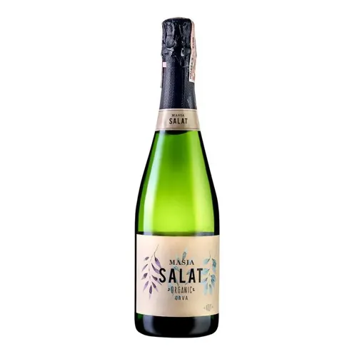 Вино ігристе Masia Salat Organic Cava Brut біле сухе 0.75л 11.5%
