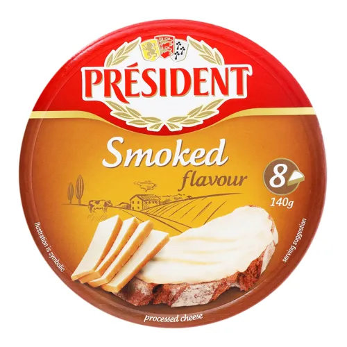 Сир плавлений 35% Smoked President