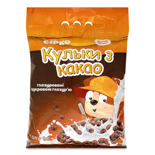 Кульки З Какао В Глазурі Цукровій, 500г, Сірко
