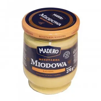 Гірчиця медова Madero Miodova 270г