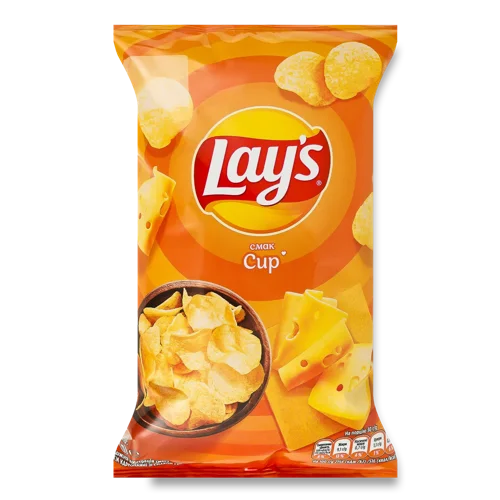 Чипси Lay's картопляні зі смаком сиру, 60г