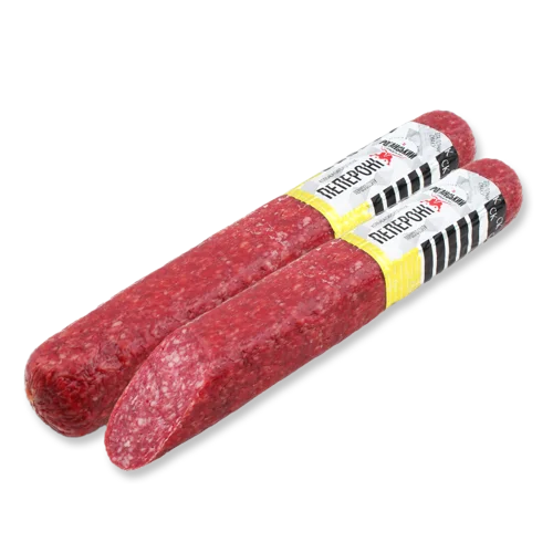 Ковбаса Пепероні Роганський М'ясокомбінат Сирокопчена, 1/г, кг