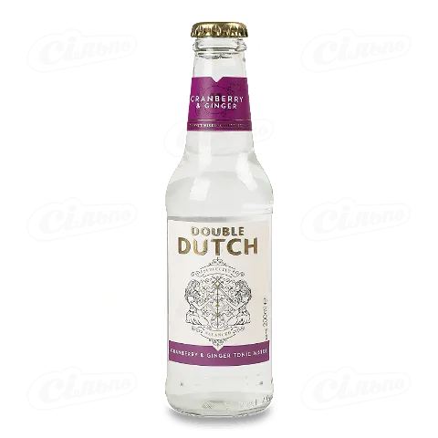 Напій Double Dutch Cranberry&Ginger безалкогольний газований, 0,2л