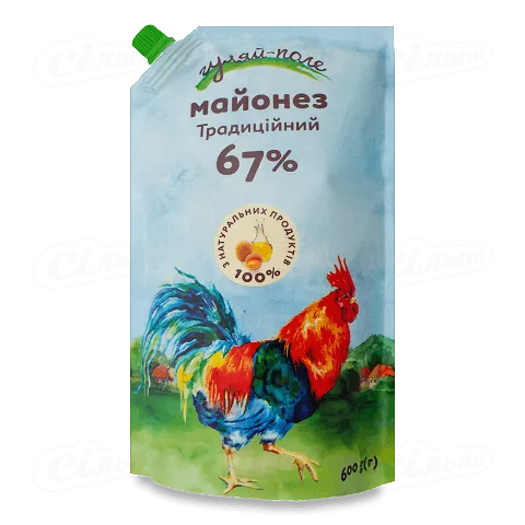 Майонез «Гуляй-поле» «Традиційний» 67%, 600г