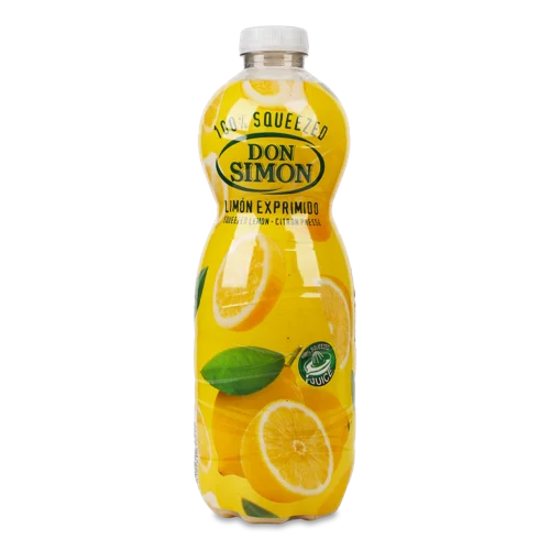 Сік Лимонний Прямого Віджиму Пастеризований Don Simon, Пластикова Пляшка 1л