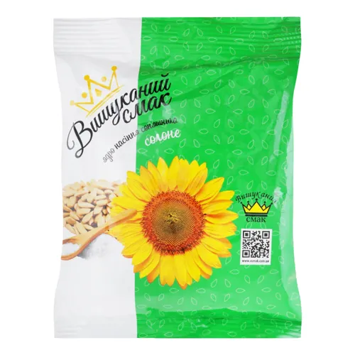 Насіння соняшника Вишуканий Смак ядро смажене солоне