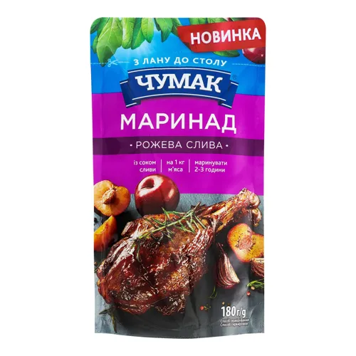 Маринад із соком сливи Рожева слива Чумак д/п 180г