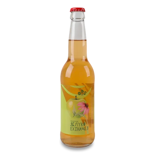 Напій Безалкогольний Газований Яблуко-Ехінацея Лимонад, с/пл 330мл