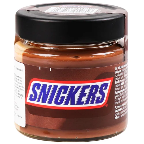 Паста горіхово-шоколадна Snickers 200г