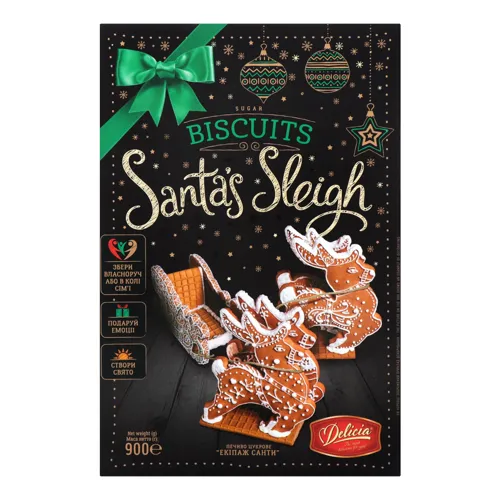 Печиво цукрове Екіпаж Санти Delicia 900г