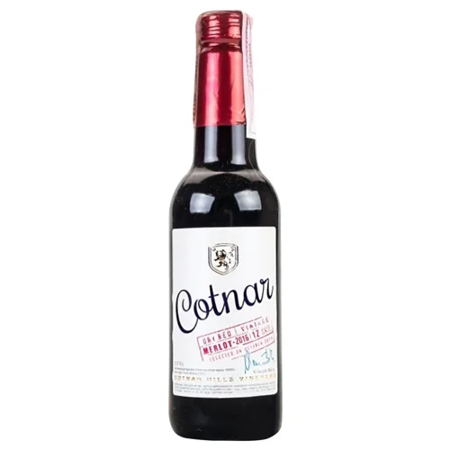 Вино Cotnar Merlot червоне напівсолодке 9-12% 0,375л
