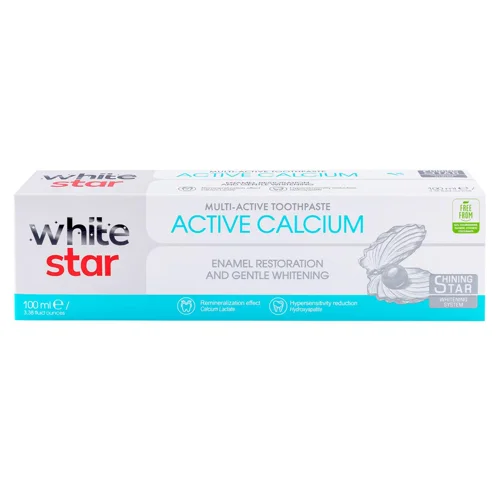 Зубна паста White Star Active Calcium 100мл