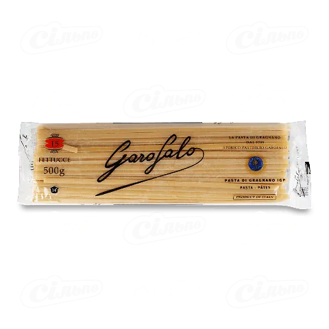 Вироби макаронні Garofalo «Фетучі», 500г