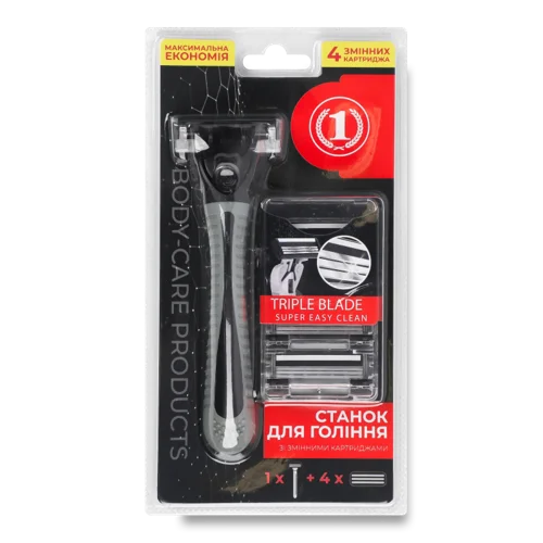 Верстат для гоління Triple Blade TM 1, змінні картриджі, 1 шт