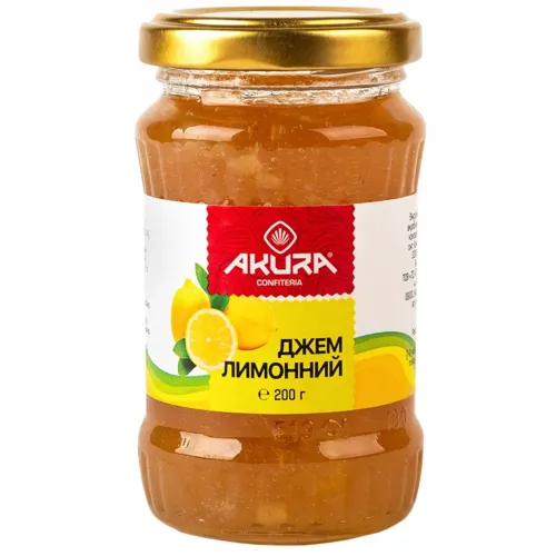 Джем Akura лимонний 200г