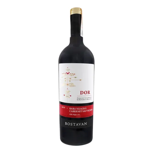 Вино 0.75л 13% червоне сухе Rara Neagra&Cabernet Sauvignon Bostavan пл