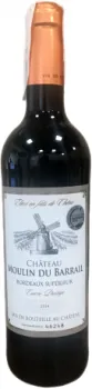 Вино Chateau Moulin Du Barrail 2014 червоне сухе 0.75л 12.5%