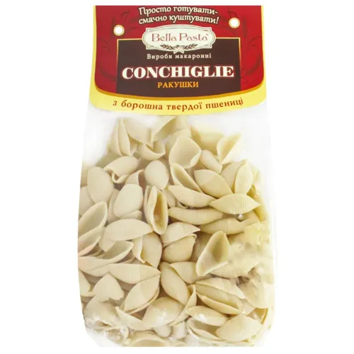 Макаронні вироби Bella Pasta Conchiglie ракушки 400г