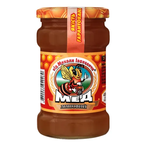 Мед липовий від Миколи Івановича с/б 400г