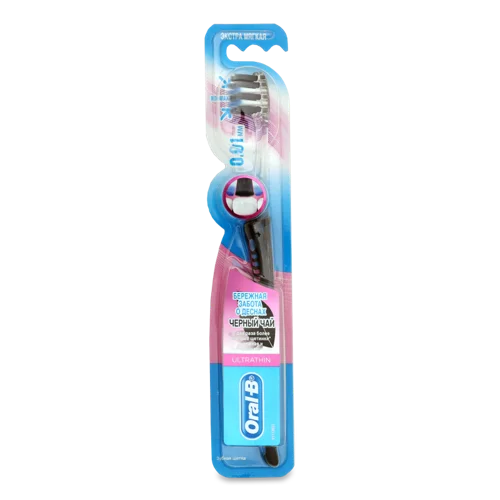 Зубна Щітка Екстра М'яка Чорний Чай UltraThin Oral-B, 1шт