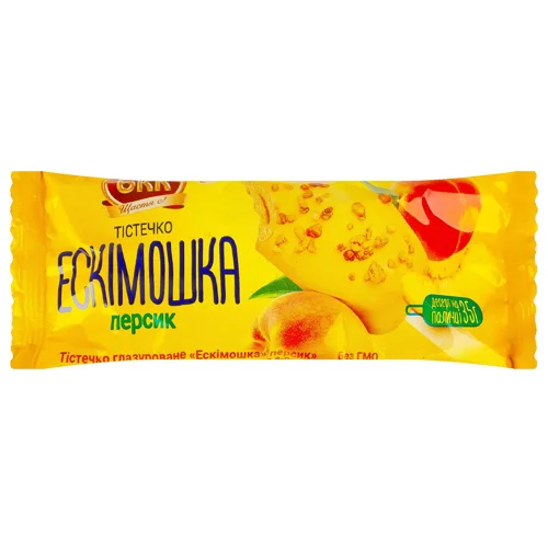 Тістечко БКК Ескімошка персик 35г