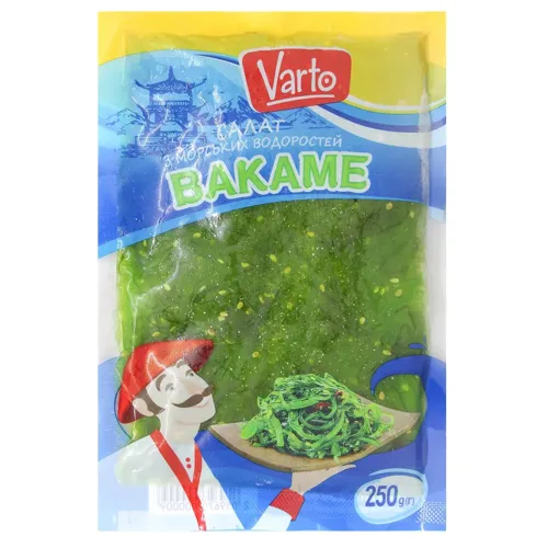 Салат з морських водоростей Вакаме заморожений ВАРТО 250г