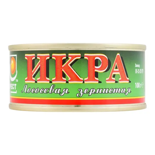 Ікра лососева зерниста солона Нерест 100г