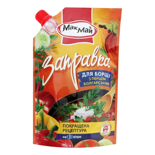 Заправка для борщу з болгарським перцем МакМай д/п 270г