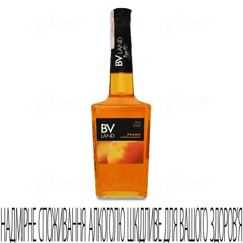 Лікер BVLand Peach «Персик», 0,7л