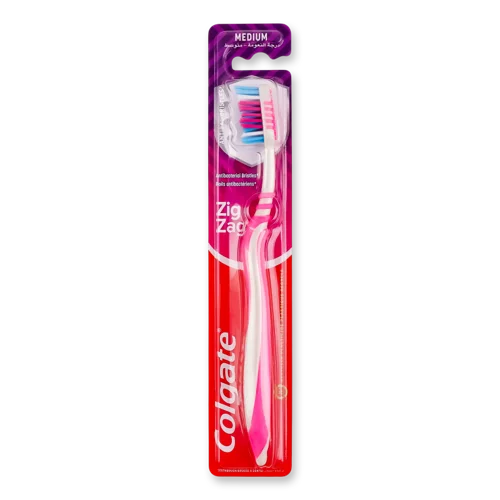 Зубна Щітка Colgate Zigzag, Середня, В/ґ, 1 шт.