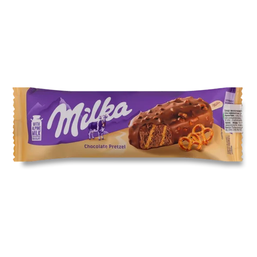 Морозиво На Паличці Chocolate Pretzel Milka, В/ґ, 67г