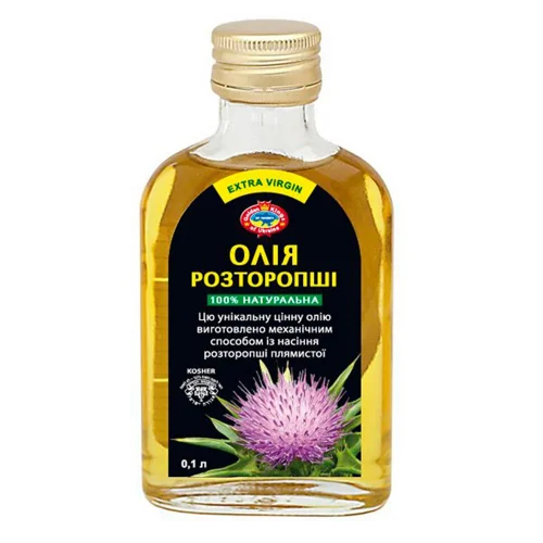 Олія розторопші Голден Кінгз Оф Юкрейн першого холодного віджиму нерафінована 100мл