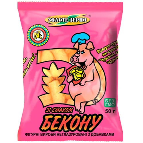 Палички кукурудзяні Золоте зерно з беконом 50г