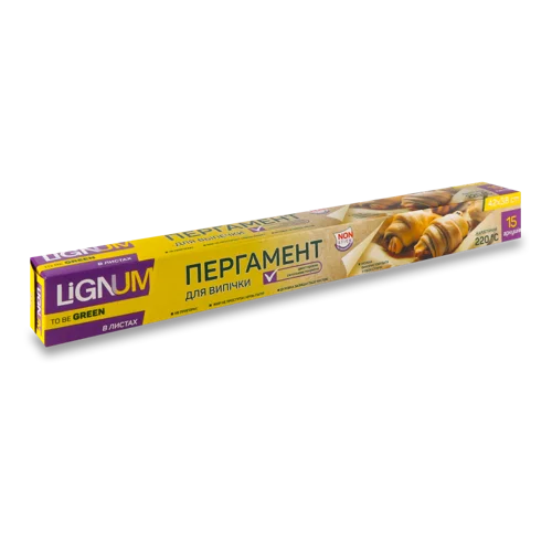 Пергамент Для Випічки В Листах LigNum, 15шт, в/с