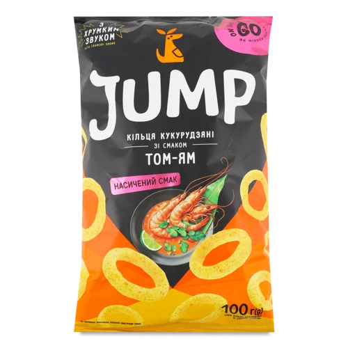 Кільця Кукурудзяні Вищого Ґатунку Том-Ям, 100г