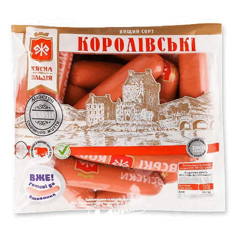 Сосиски М'ясна Гільдія Королівські вищого ґатунку, кг