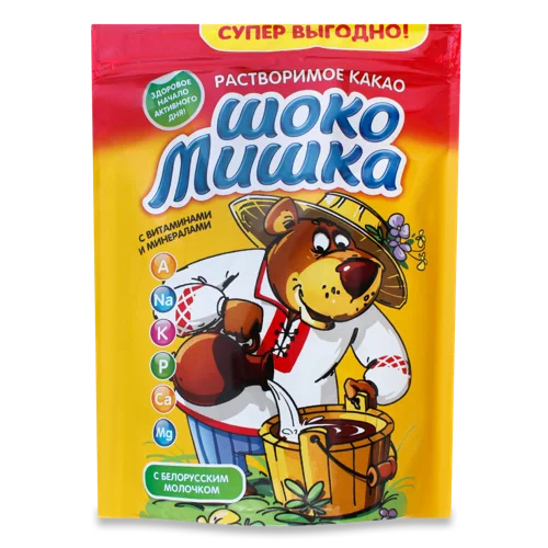 Напій Сухий Розчинний На Основі Какао-Порошку ШокоМишка, 500г