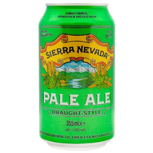 Пиво Sierra Nevada Draught Style Pale Ale 5% 0,355л