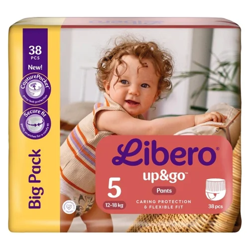 Підгузки-трусики Libero Up&Go 12-18кг 5 38шт