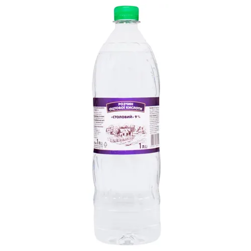 Оцет столовий 9% 1л