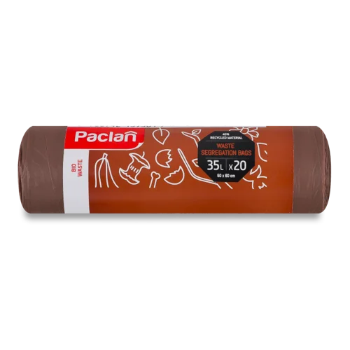 Мішки для Сміття Сегрегація 35л Paclan 20шт, в/ґ